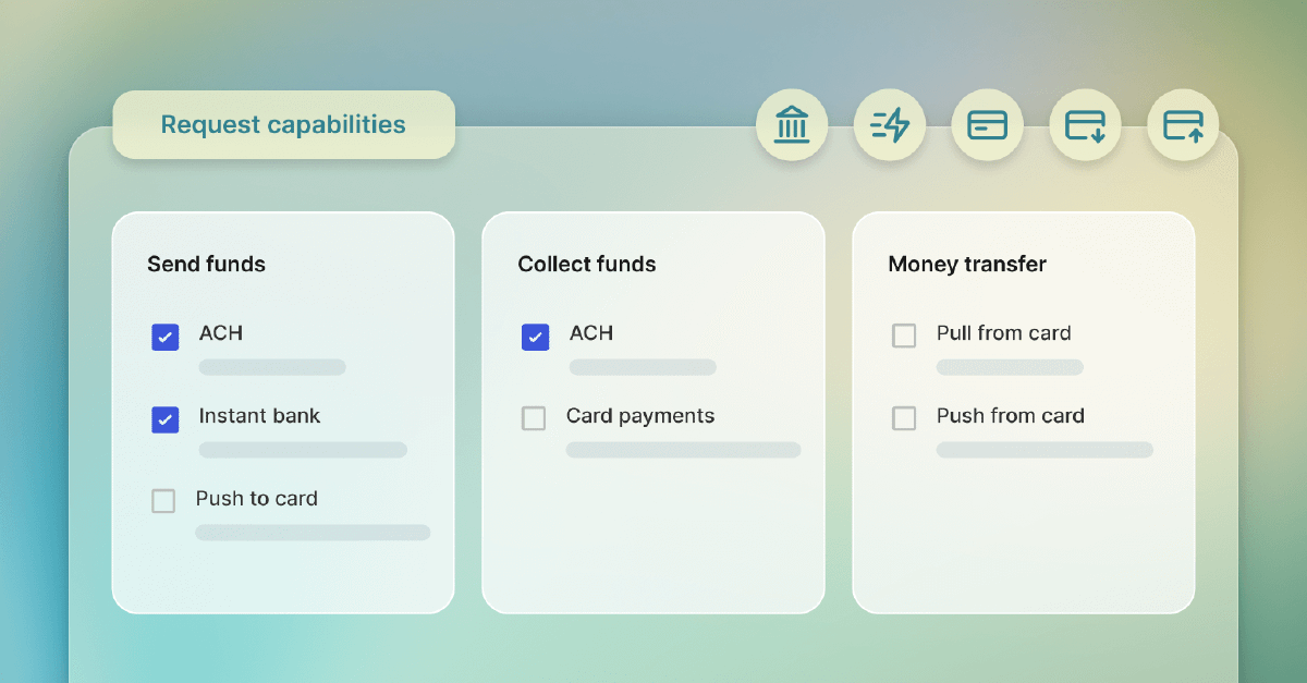 Granular capabilities & more | Moov Documentation