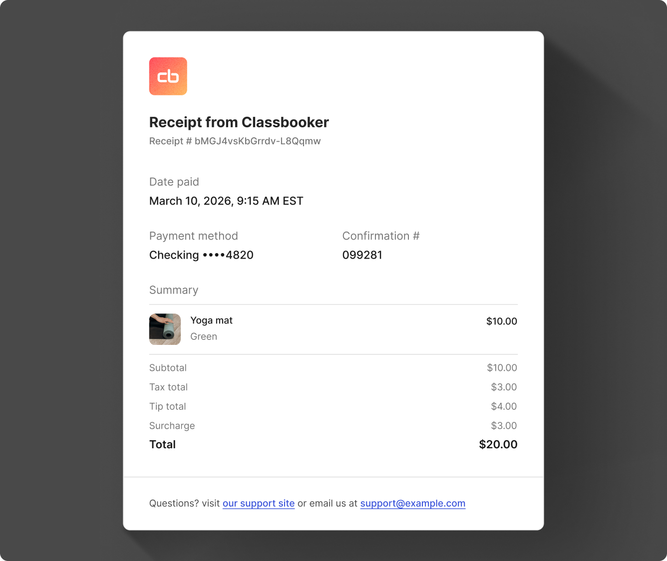 Receipt